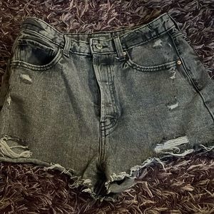 Black Jean shorts, wild fable